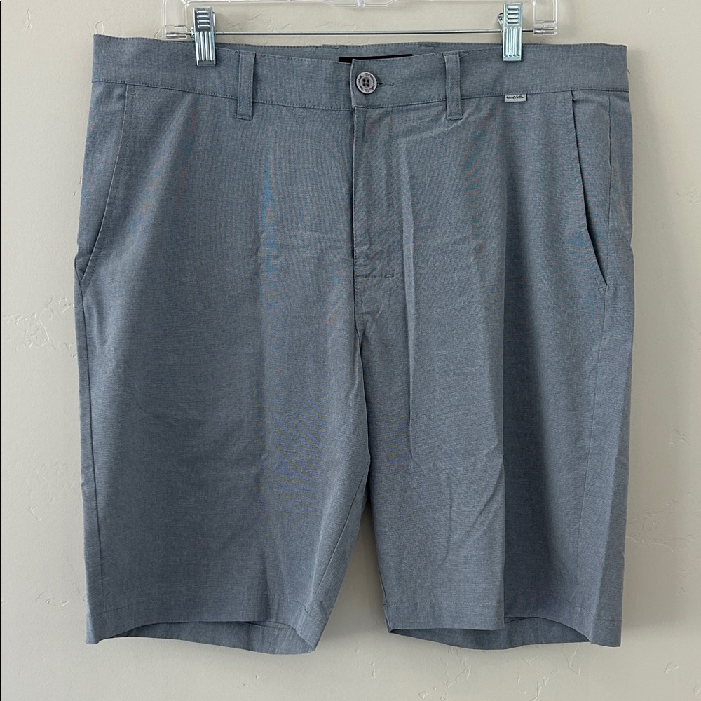 Travis Mathew Charcoal Flat Front Shorts
